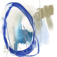 Cobalt Surround I Fine Art Print