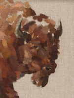 Tiled Bison I Fine Art Print