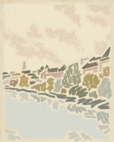 Paysage de Poitiers II Fine Art Print