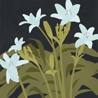 Garden Lilies I Framed Print