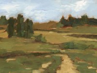 Ochre Valley I Fine Art Print