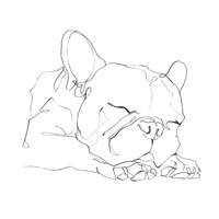 French Bulldog Contour II Fine Art Print