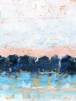 Indigo Treeline I Fine Art Print