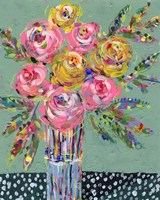 Bright Colored Bouquet I Fine Art Print