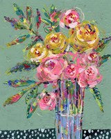 Bright Colored Bouquet II Fine Art Print