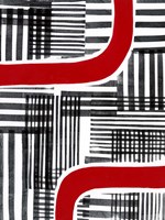 Red Interrupted II Fine Art Print