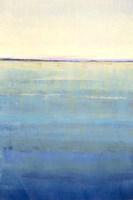 Ocean Blue Horizon I Framed Print