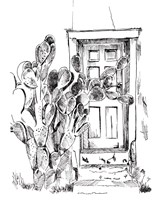 Cactus Door V Fine Art Print