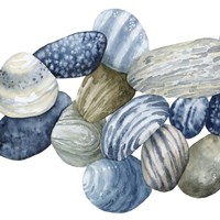 Found Pebbles I Framed Print