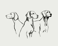 Watercolor Pup I Fine Art Print