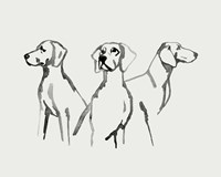 Watercolor Pup II Fine Art Print