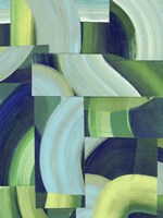 Oceanic Patchwork II Framed Print