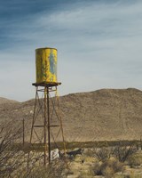 Yellow Water Tower I Fine Art Print