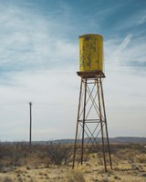 Yellow Water Tower II Fine Art Print