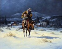 Bringing Christmas Home Fine Art Print