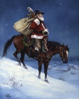 A Cowboy Christmas Fine Art Print