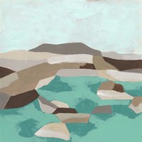 Geometric Shoals I Fine Art Print