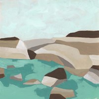 Geometric Shoals II Fine Art Print