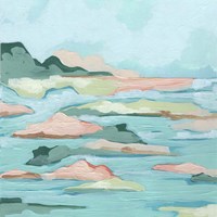 Seafoam Coast I Fine Art Print