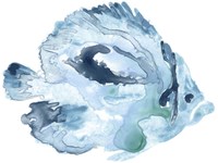 Blue Ocean Fish I Framed Print