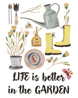 Garden Time I Fine Art Print