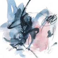 Abstracted Blues III Framed Print