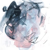 Abstracted Blues IV Framed Print