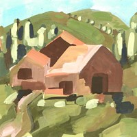 Harvest Valley I Framed Print