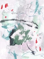 Rouge Splash I Framed Print