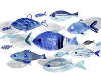 Fish Parade II Fine Art Print