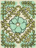 Gouache Florals IV Framed Print