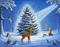 Woodland Christmas Fine Art Print