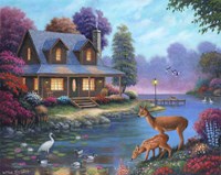 Comfy Cozy Cottage Fine Art Print