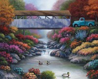 Spring Covered Bridge Fine Art Print