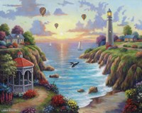 Sunset over Paradise Cove Fine Art Print