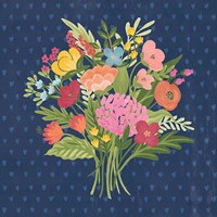 Love Letters XI No Banner Blue Fine Art Print