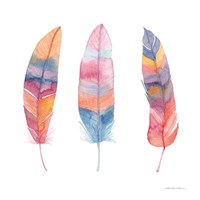 Boho Feathers I Fine Art Print