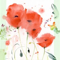 Poppies Chinoise Fine Art Print