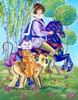 The White Cat Fine Art Print