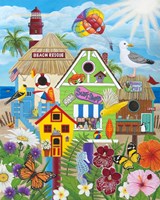 Birdhouse Beach Fine Art Print