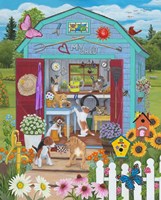 The Garden Shed Fine Art Print