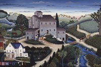 Springwell Mill In Summer Fine Art Print