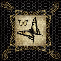 Golden Butterflies Fine Art Print