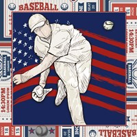 American Baseball Player 2 Fine Art Print