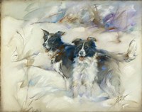 Cow Dogs Fine Art Print