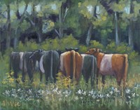 Huddle Spring Framed Print