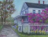 Spring On Maple Street Fine Art Print