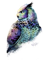 Woodlands- Great Horned Owl Fine Art Print