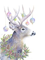 Holiday Deer Fine Art Print