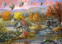 Autumn Creek Mill Fine Art Print